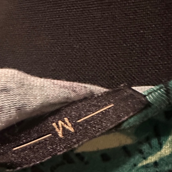 Green Leaf Print Women's Dress - Picture 6 of 6